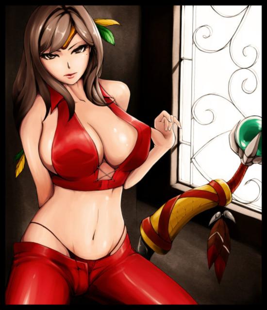 "胸"悍!给力!画家笔下的魔兽性感尤物